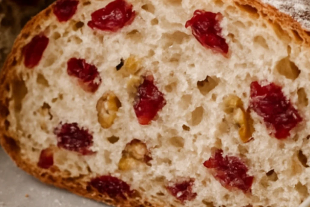 cranberry nut bread loaf