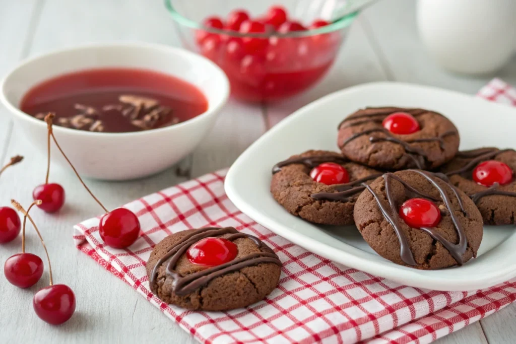 Perfect Chocolate Cherry Cookie
