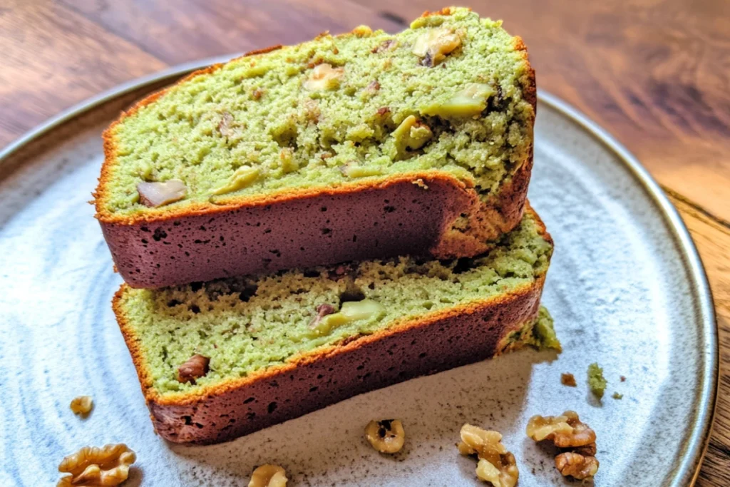 matcha avocado loaf,