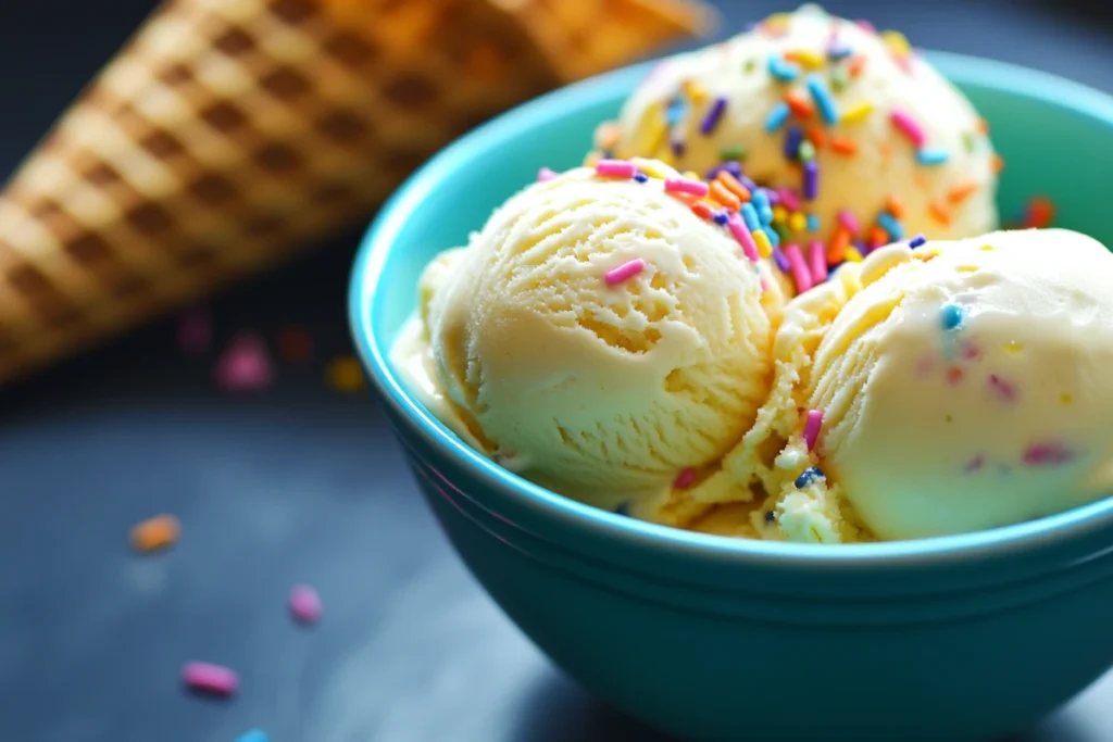 Cake Batter Ice Cream