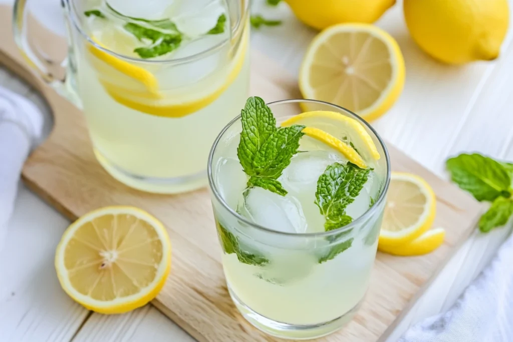 recipe of mint lemonade