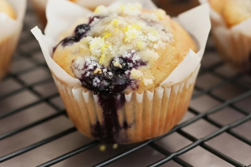 Double Blueberry Muffins  Recipe